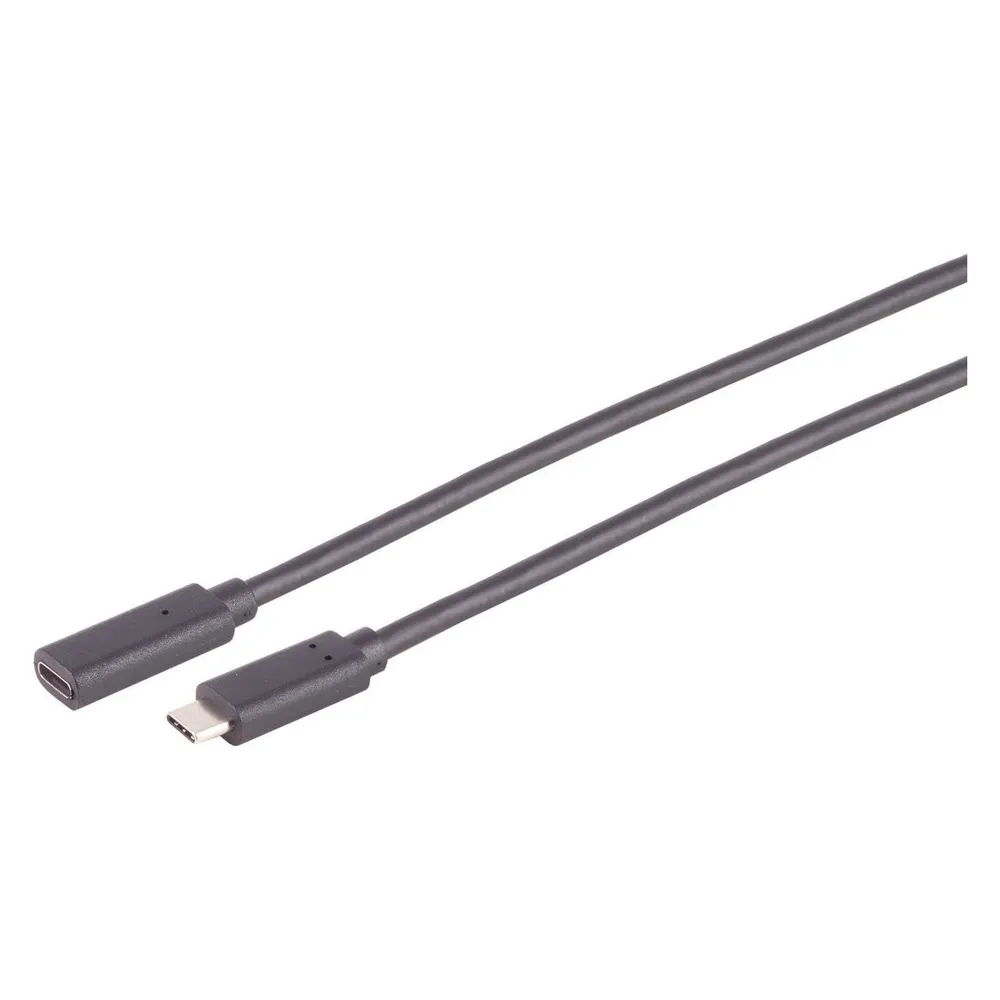Shiverpeaks S/CONN maximum connectivity USB C-C Kabel--USB-C Verlängerungskabel, 3.2 Gen 2x2, 1m