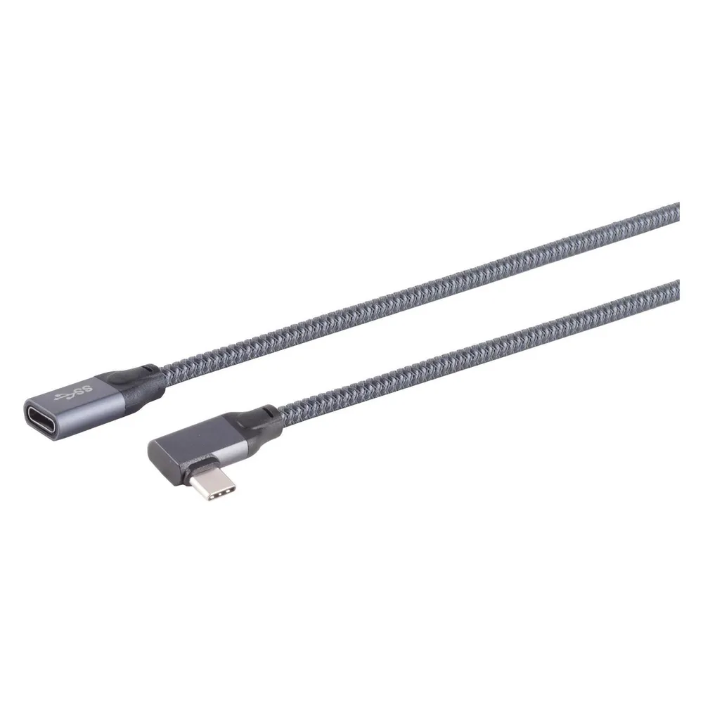 Shiverpeaks S/CONN maximum connectivity USB-C Verlängerungskabel, 3.2, 90°, Pro, 0,25m
