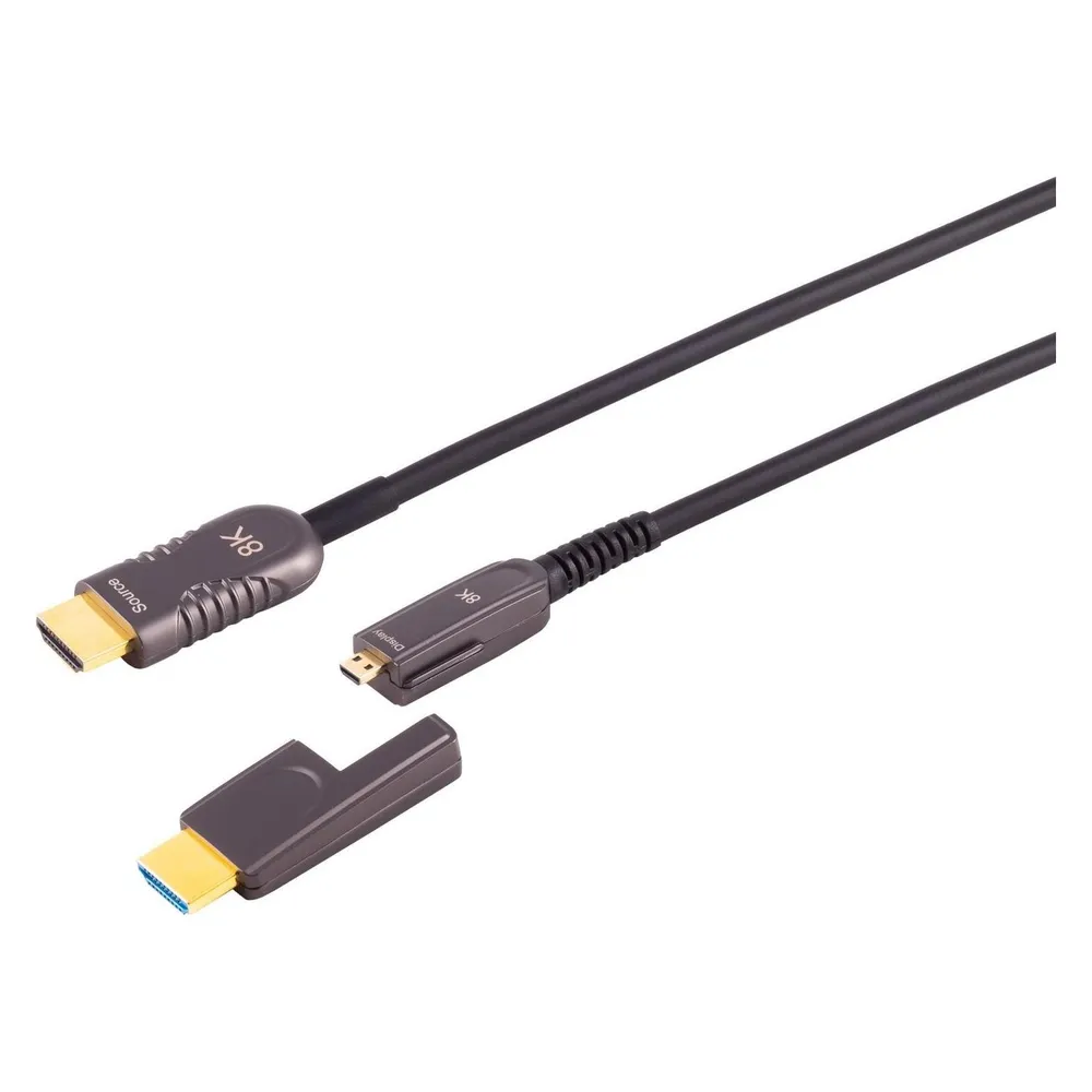 Shiverpeaks S/CONN maximum connectivity HDMI Anschlusskabel-Optisches HDMI Verlegekabel-Set, 10K, 40m