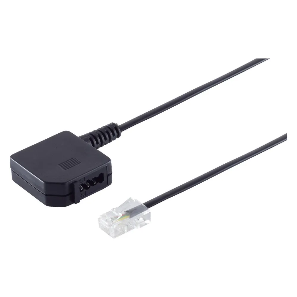 Shiverpeaks S/CONN maximum connectivity Telefon Adapter-Western-Stecker 8/4 auf TAE U-Kupplung