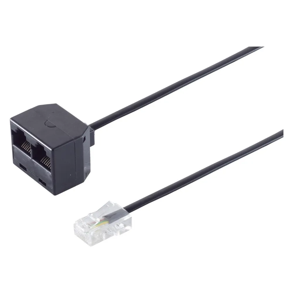 Shiverpeaks S/CONN maximum connectivity Adapter Modular Verbinder-Western-Stecker 6/4 auf 2 Western-Kupplung...