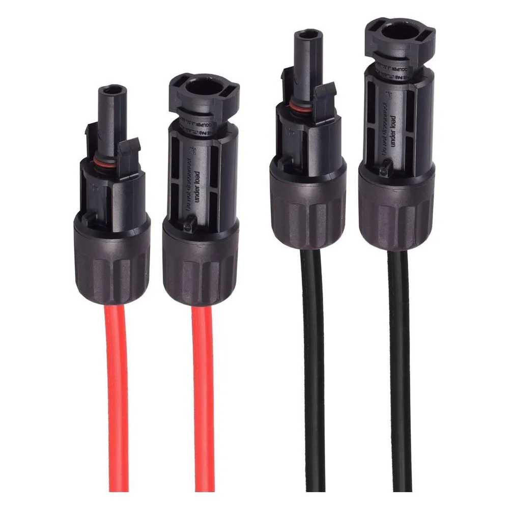 Shiverpeaks -PV4 Verlängerung, 4mm², 2er Set rot/schwarz, 2m