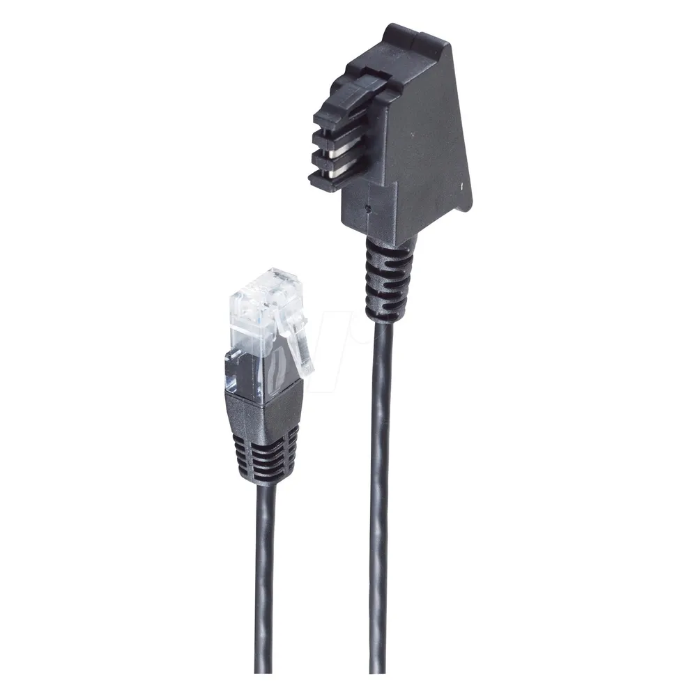 Shiverpeaks BASIC-S Telefon-Anschlusskabel-TAE-F Stecker auf RJ45 Stecker