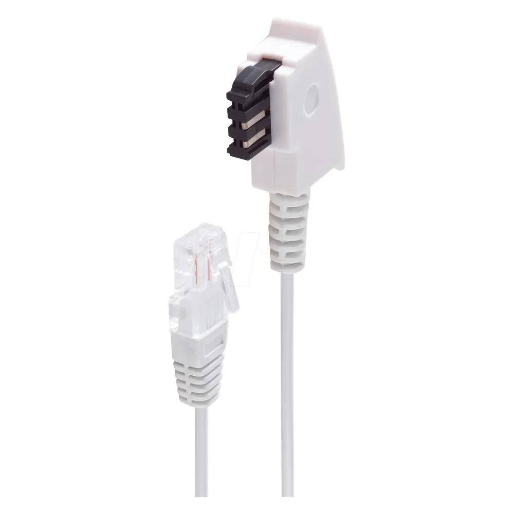 Shiverpeaks -BASIC-S--Telefon-Anschlusskabel-TAE-F Stecker auf RJ45 Stecker