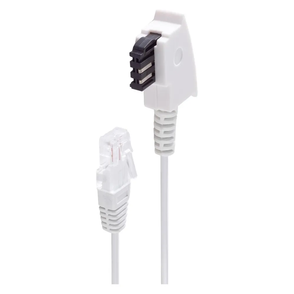 Shiverpeaks -BASIC-S--Telefon-Anschlusskabel-TAE-F Stecker auf RJ45 Stecker