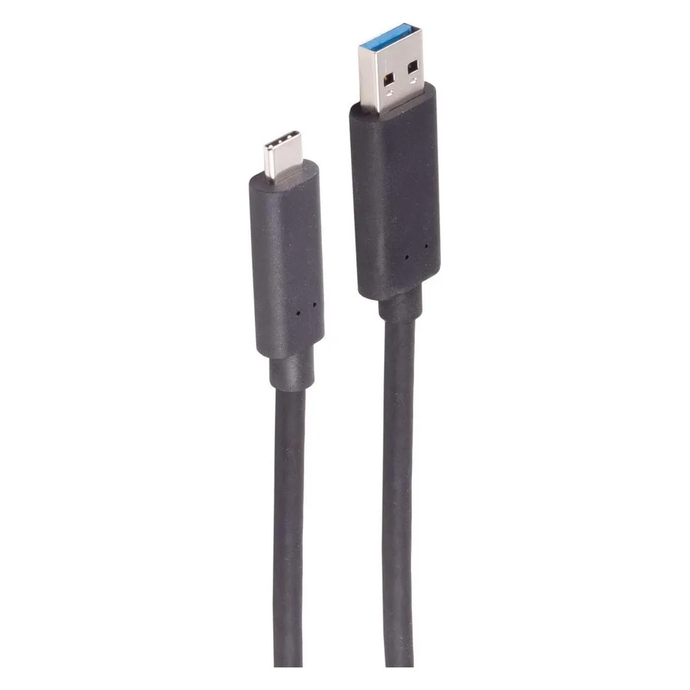 USB-Kabel Shiverpeaks BS30-39075 10 m USB-A auf USB-C 3.2 Gen 2 10 Gbit/s Schwarz