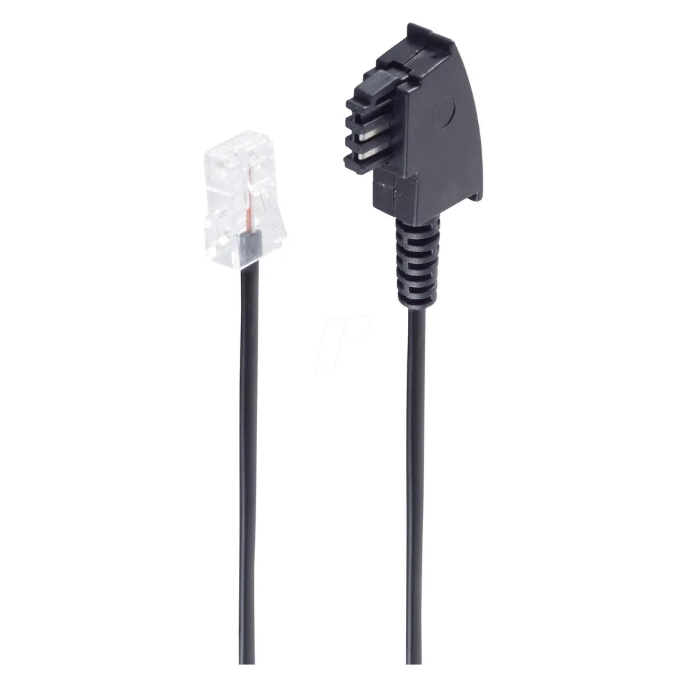Shiverpeaks BS70002-3 Telefonkabel 3 m Schwarz