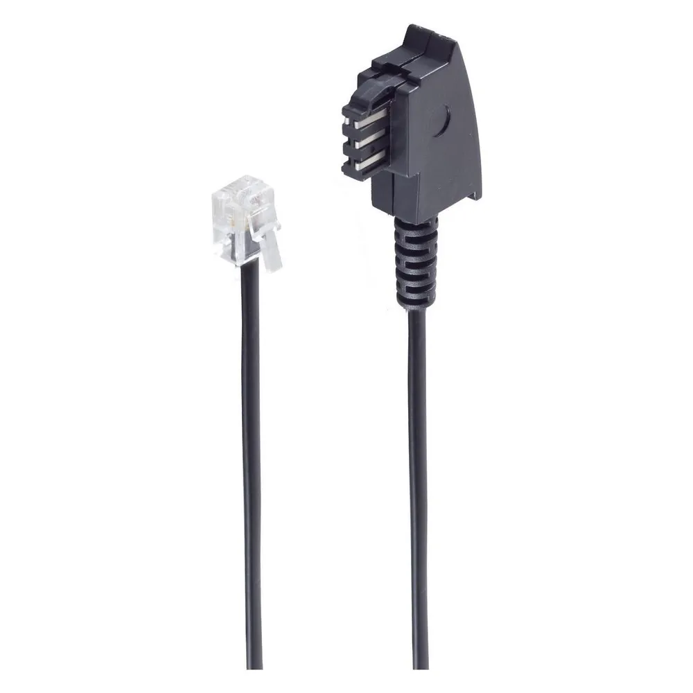Shiverpeaks -BASIC-S--TAE F-Stecker auf Western-Stecker 6/4