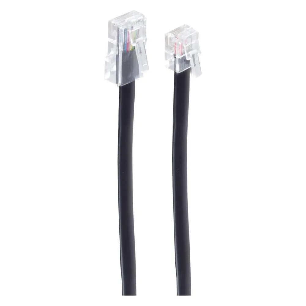 Shiverpeaks -BASIC-S--Modular-ISDN-Anschlusskabel Western-Stecker 8/4 auf Western-Stecker 6/4
