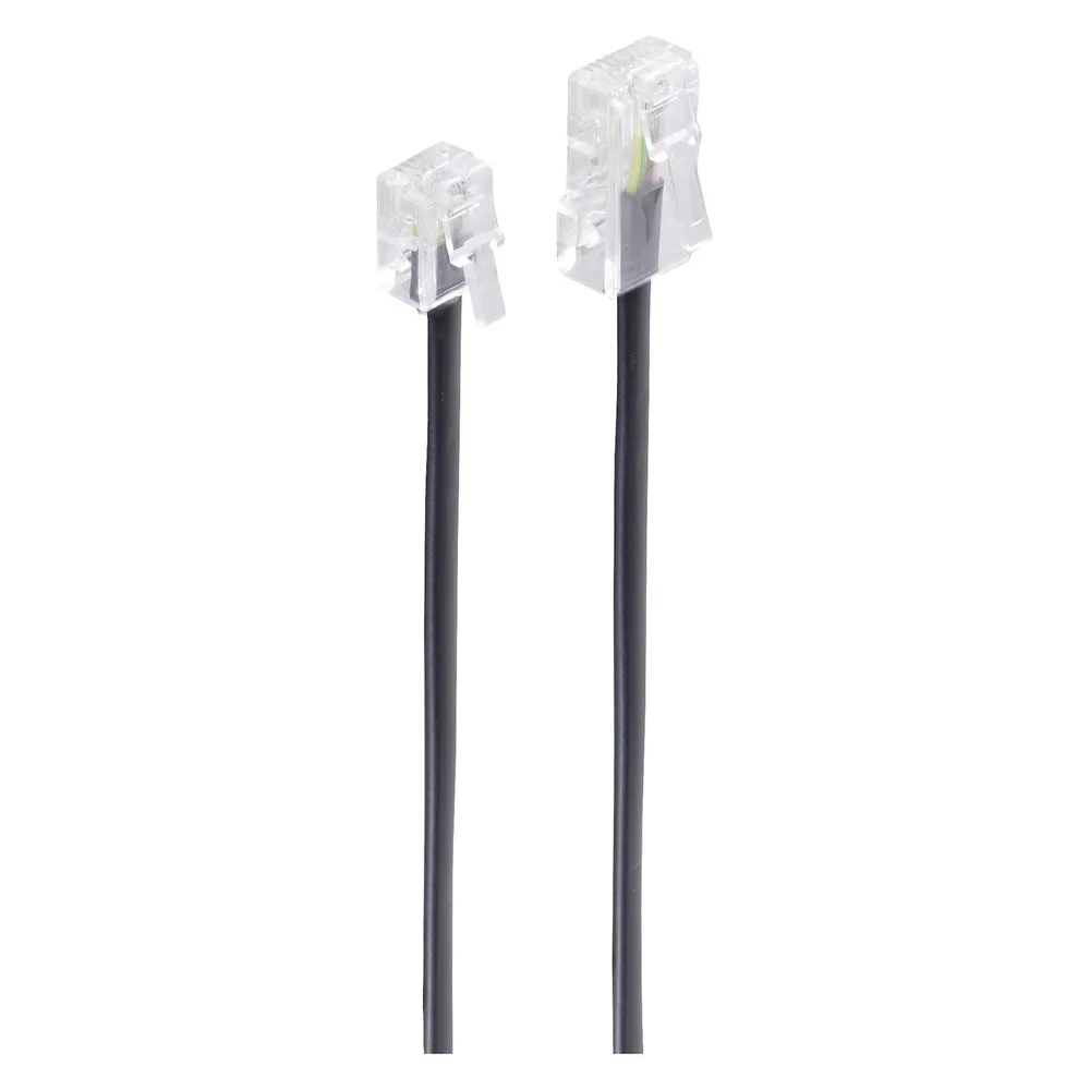 Shiverpeaks -BASIC-S--Modular-ISDN-Anschlusskabel Western-Stecker 8/4 auf Western-Stecker 6/4