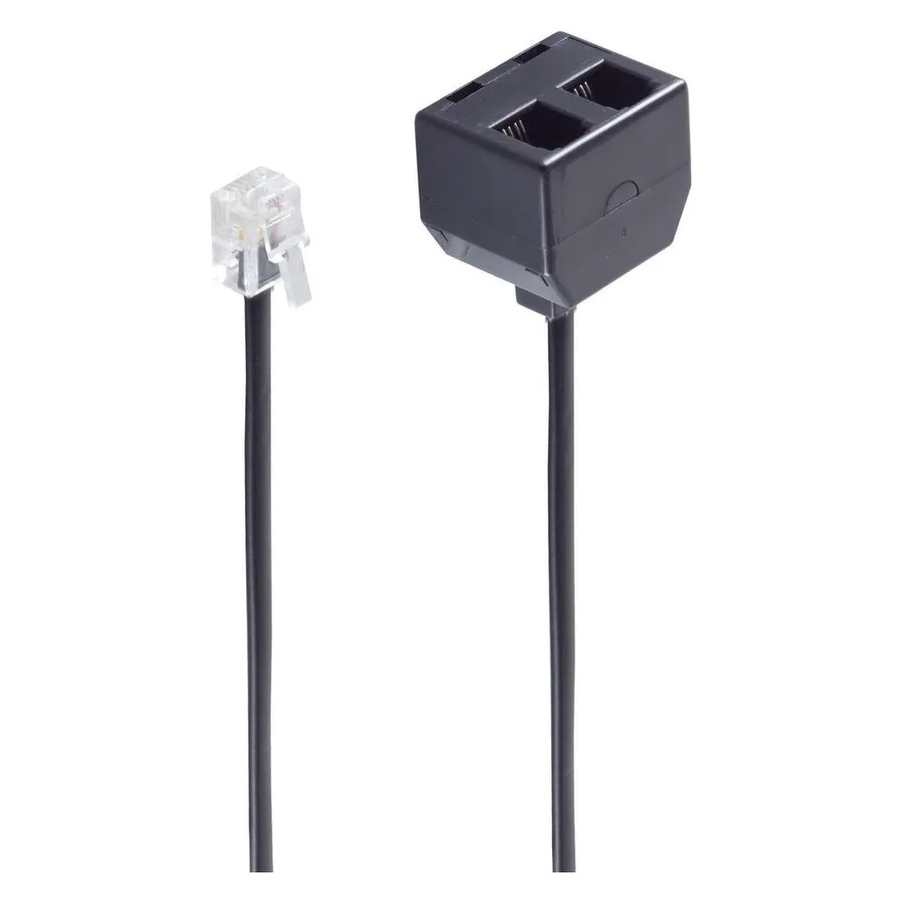 Shiverpeaks BASIC-S Y-Adapterkabel für Telefonhörer RJ10 Stecker