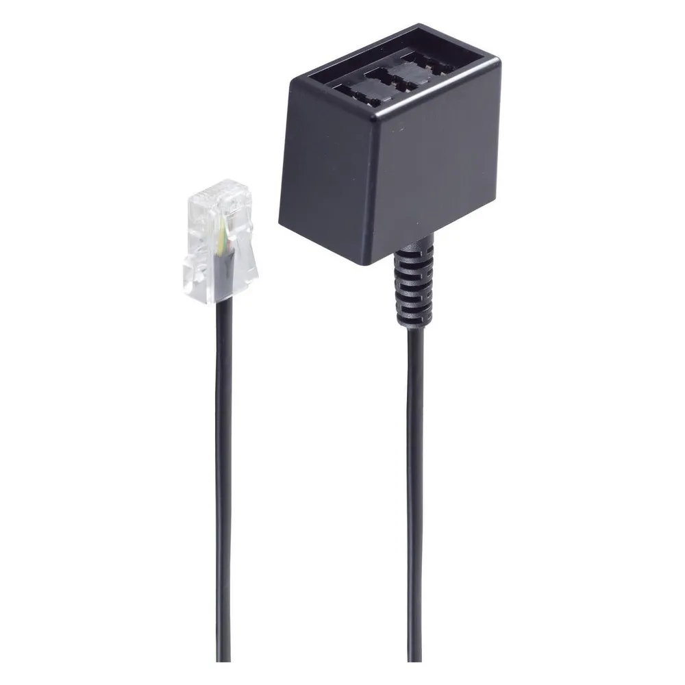 Shiverpeaks -BASIC-S--Western-Stecker 8/4 aufTAE NFN-Kupplung