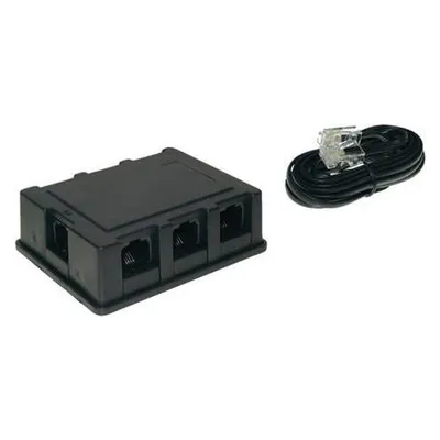 Shiverpeaks BS71400-6SET Telefonsplitter RJ-45 F 6x RJ-45 F Schwarz