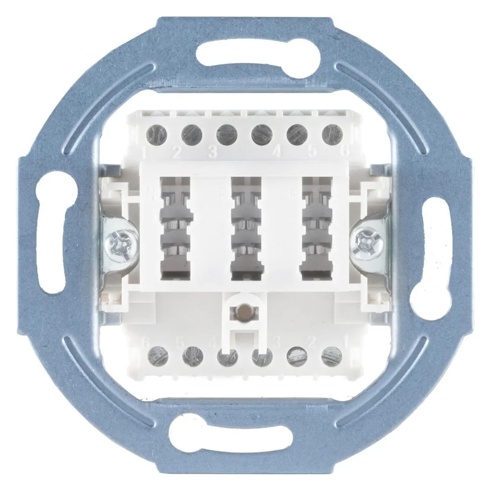 Shiverpeaks Dosen TAE 3x6 NFN Unterputz perlweis * basic*