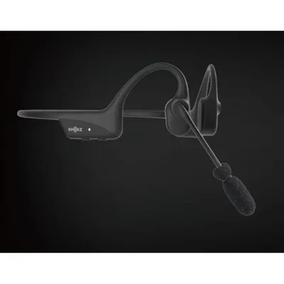 Auriculares Shokz OpenComm2 inalámbricos Bluetooth para oficina con Cancelación de Ruido, micrófono, negro