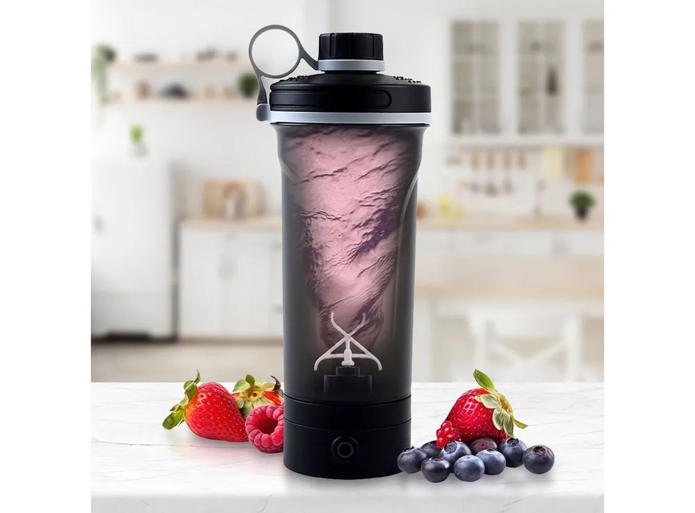 shop'n smile ideoon Akku-Smoothie-Maker Akku-Shaker Protein-Mixer tragbar mit USB-C Ø10