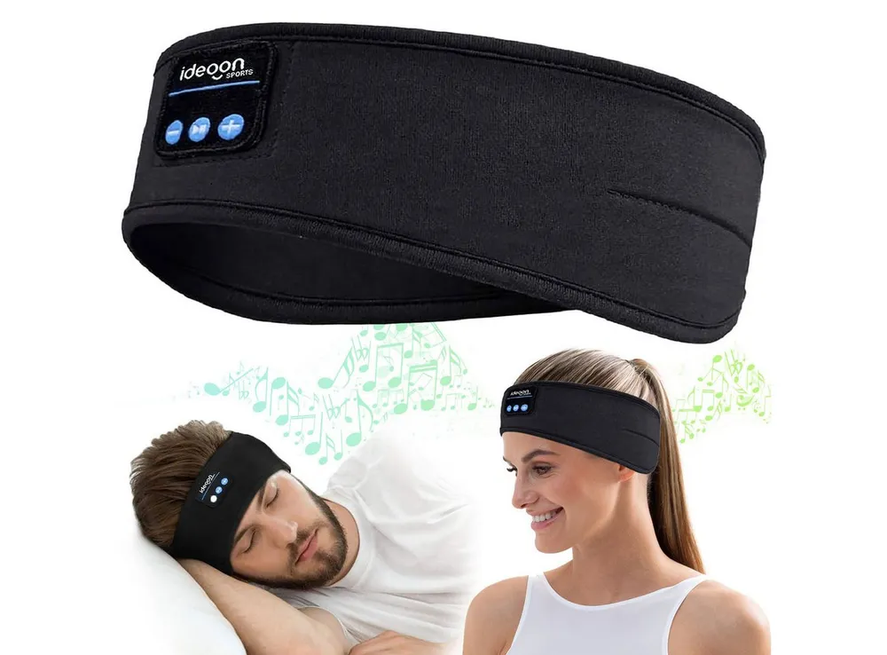 shop'n smile ideoon Kopfhörer-Stirnband Bluetooth 5.4 Freisprecher & Sprachsteuerung Bluetooth-Kopfhörer (Unterstützt Google Assistant und Siri von Apple, Kabellos, 13 Std. Spieldauer, Reichweite bis 20 m, Sendeleistung 3 dBm)