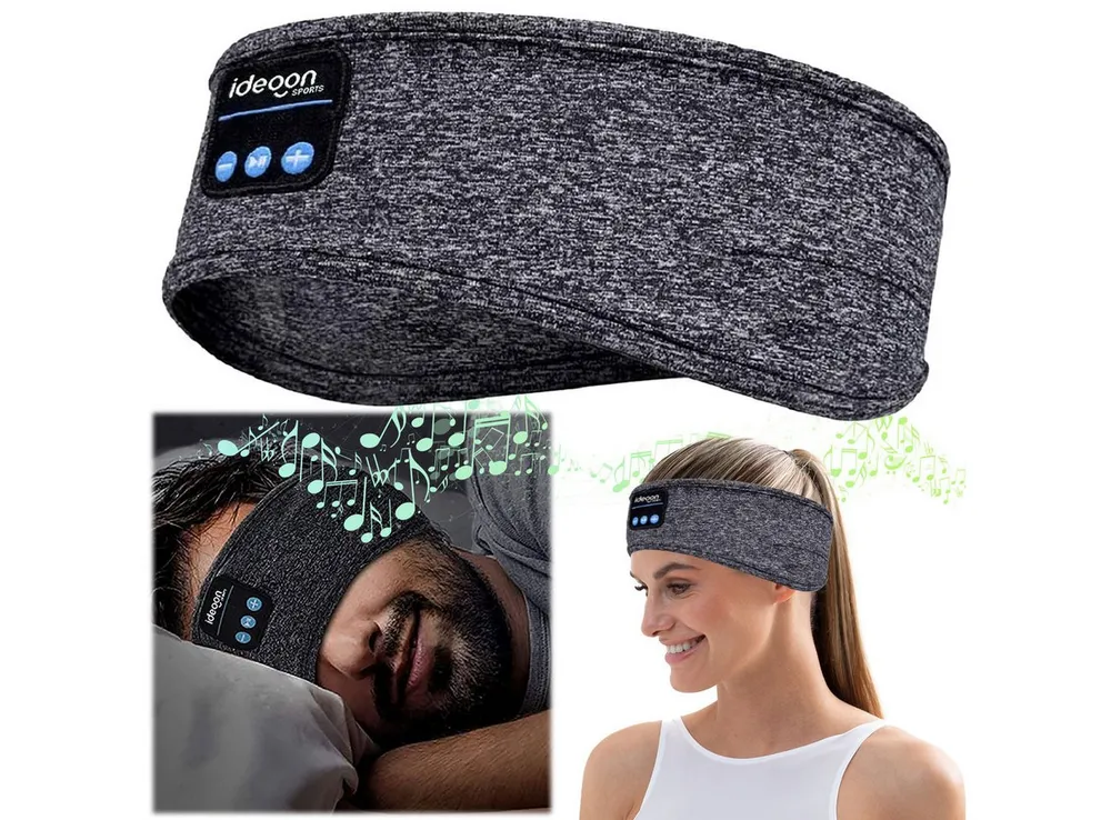 shop'n smile ideoon Kopfhörer-Stirnband Bluetooth 5.4 Freisprecher & Sprachsteuerung Bluetooth-Kopfhörer (Unterstützt Google Assistant und Siri von Apple, Kabellos, 13 Std. Spieldauer, Reichweite bis 20 m, Sendeleistung 3 dBm)