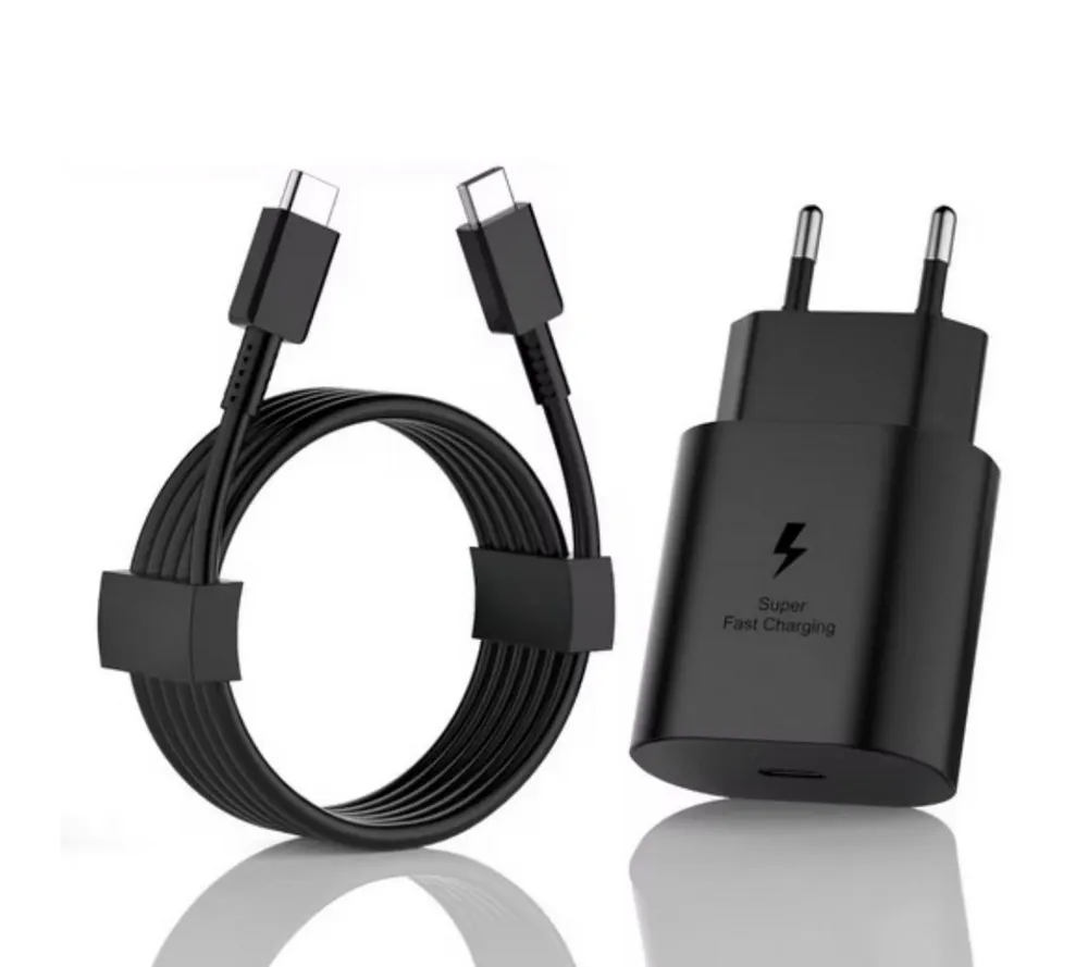 Shopbrothers 25W Schnellladegerät USB-Ladegerät für Samsung Galaxy S23 S22 S20 S21 Smartphone-Ladegerät