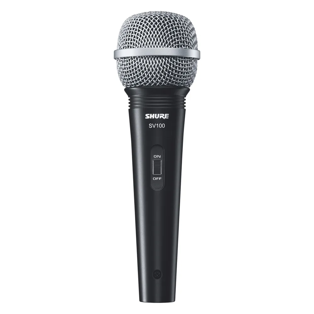 Mikrofon Shure SV100 XLR cardioid mit Ein-/Ausschalter Metallgehäuse