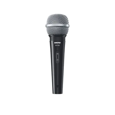 Mikrofon Shure SV100 XLR cardioid mit Ein-/Ausschalter Metallgehäuse