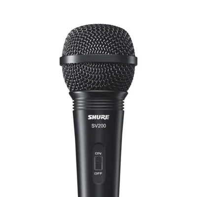 Mikrofon Shure SV200 XLR cardioid mit Ein/Aus-Schalter