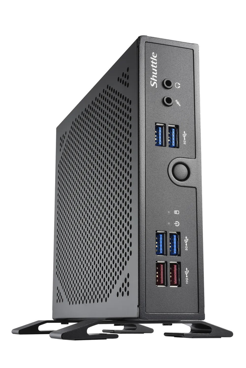 Barebone Shuttle DS50U Intel Celeron 7305 DDR5 64GB PCIe 2x LAN Passiv