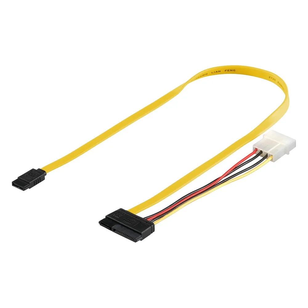 SI-Select SATA-auf-Molex-4-Pin-Adapterkabel
