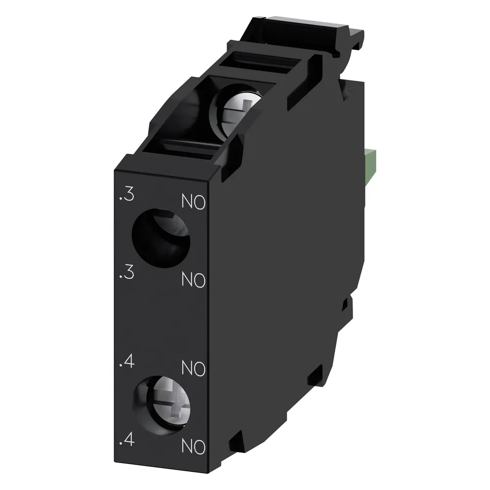 Siemens Contact Blcok 2NO front plate mount