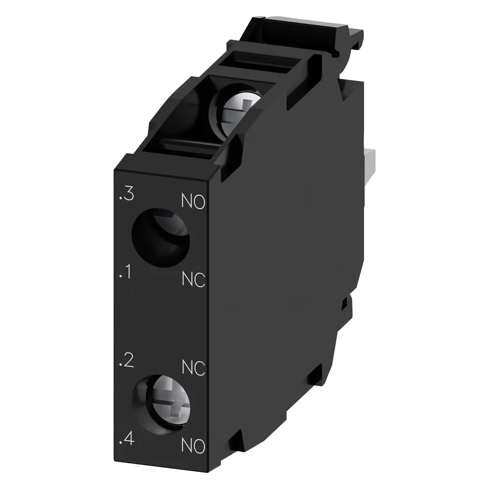 Siemens Contact Block 1NO+1NC front plate mount