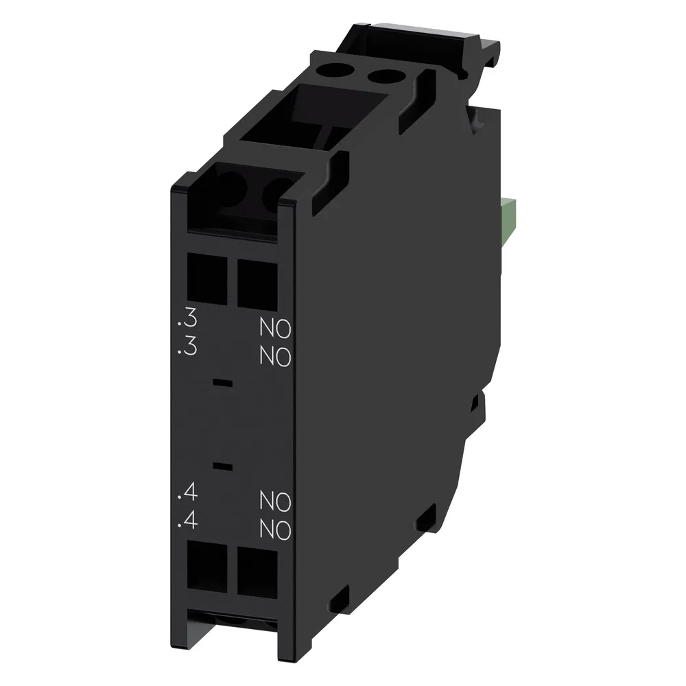 Siemens Contact Block 2NO front plate mount