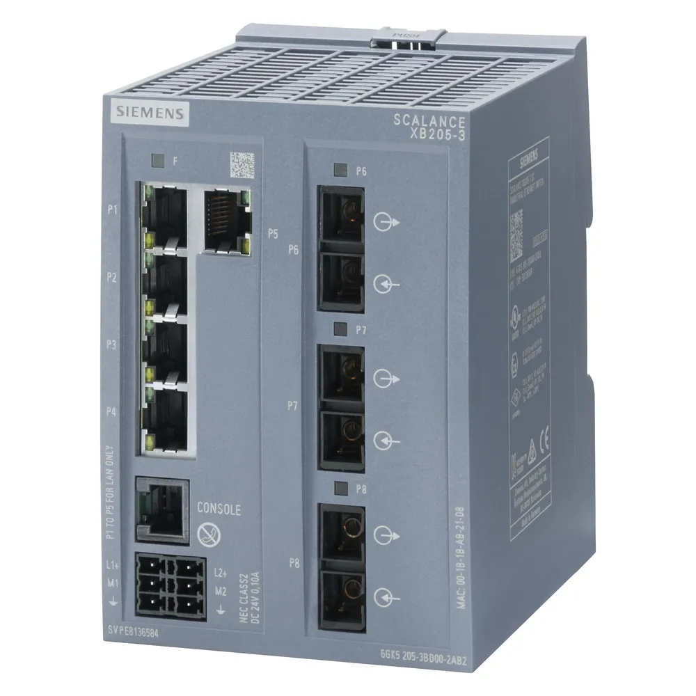 Siemens ScalanceXB205-3managable layer IE-Switch (5 Ports)
