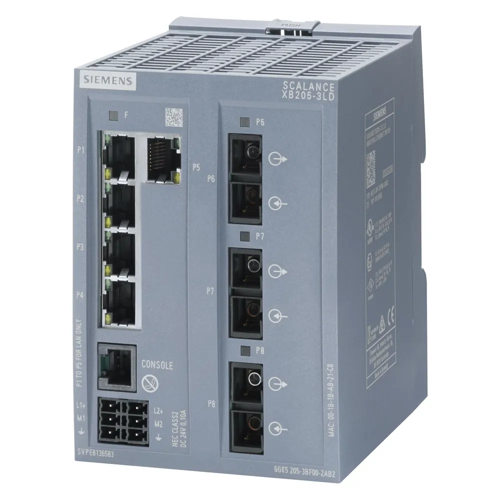 Siemens SIEM 6GK5205-3BF00-2AB2 SCALANCE XB205-3 2 IE-Switch 6GK5205-3BF00-2AB2