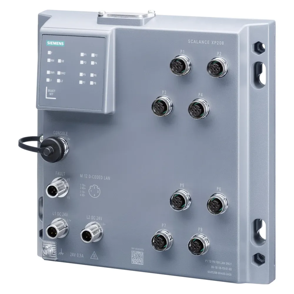 Siemens 6GK5208-0HA00-2AS6 Industrial Ethernet Switch