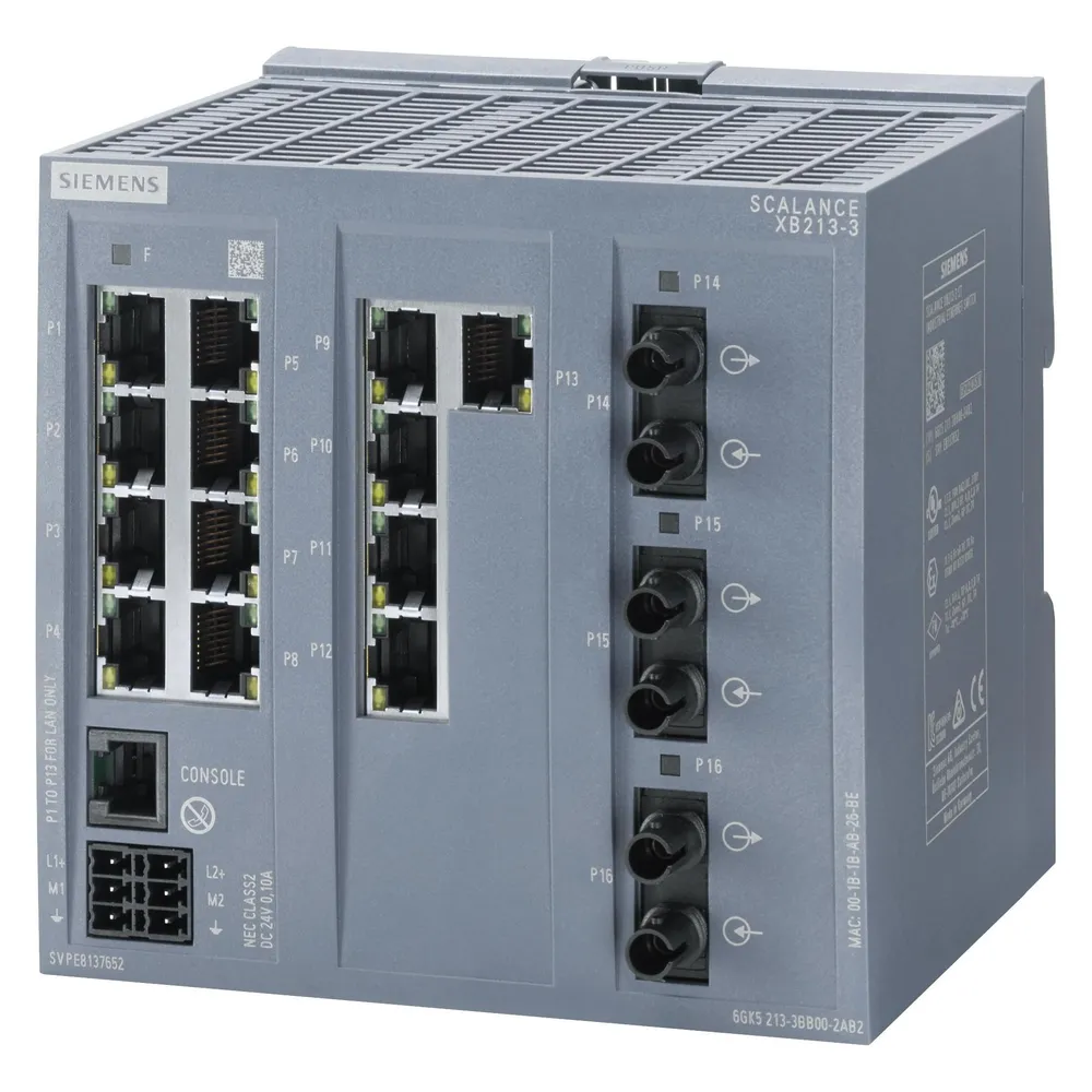 Siemens SIEM 6GK5213-3BB00-2AB2 SCALANCE XB213-3 2 IE-Switch 6GK5213-3BB00-2AB2