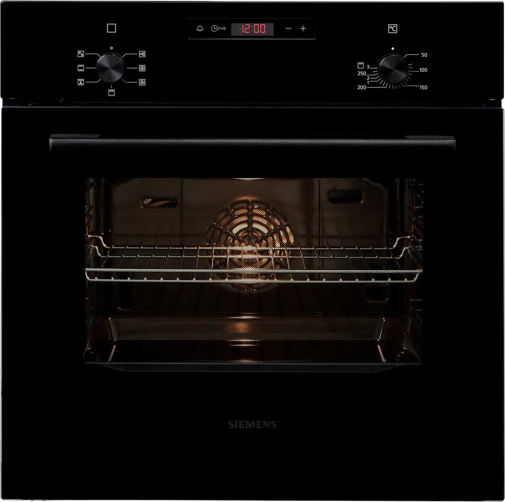 SIEMENS Backofen iQ100 HB013FBB1, 3D-Heißluft für gleichmäßige Hitzeverteilung & perfekte Ergebnisse