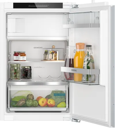 SIEMENS Einbaukühlschrank iQ500 KI22LADD1, 87,4 cm hoch, 55,8 cm breit, Einfache Temperatureinstellung dank elektronischer Temperaturregelung