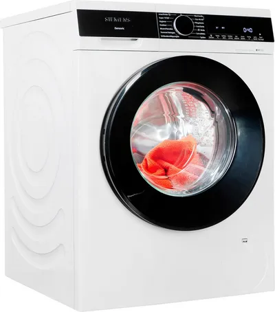 SIEMENS Waschmaschine iQ500 WG56G2Z41, 10 kg, 1600 U/min, Knitter-Programm smartFinish, Antiflecken-System, Outdoor-Programm