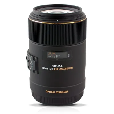 Sigma 105 mm F2.8 EX DG OS HSM Makro-Objektivstabilisator Nikon Schwarz
