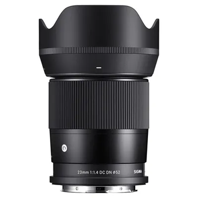 Sigma 23 mm F1.4 DC DN Contemporary Fujifilm X 13/10 AF Manuelles APS-C-Objektiv, Schwarz
