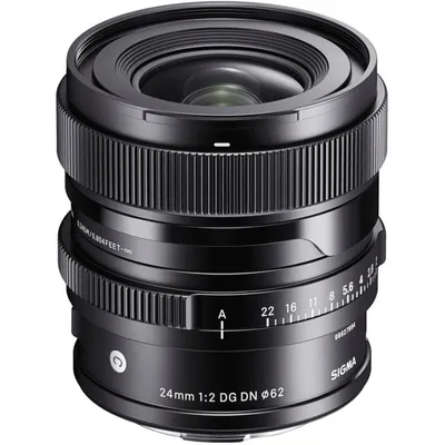 Sigma 24 mm F2 DG DN Sony E 13/11 Feste Blende 2-22 Schwarzes Objektiv
