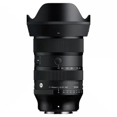 Objektiv Sigma Art 17-40 mm f/1.8 DC APS-C Fuji X HLA Montierung X Gegenlichtblende
