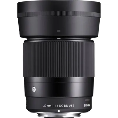 Sigma 30 mm F1.4 DC DN C Fujifilm X 9-Element-Standardobjektiv, Schwarz