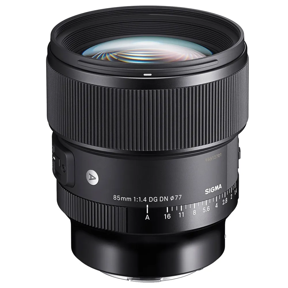 Sigma 85 mm f1.4 DG DN ART Sony E Teleobjektiv, 15/11 Elemente, 77 mm Filter, Schwarz