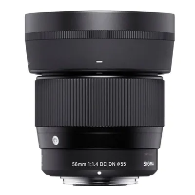 Sigma 56 mm F1.4 DC DN Fujifilm X Kompakt-Teleobjektiv Silent Focus Schwarz