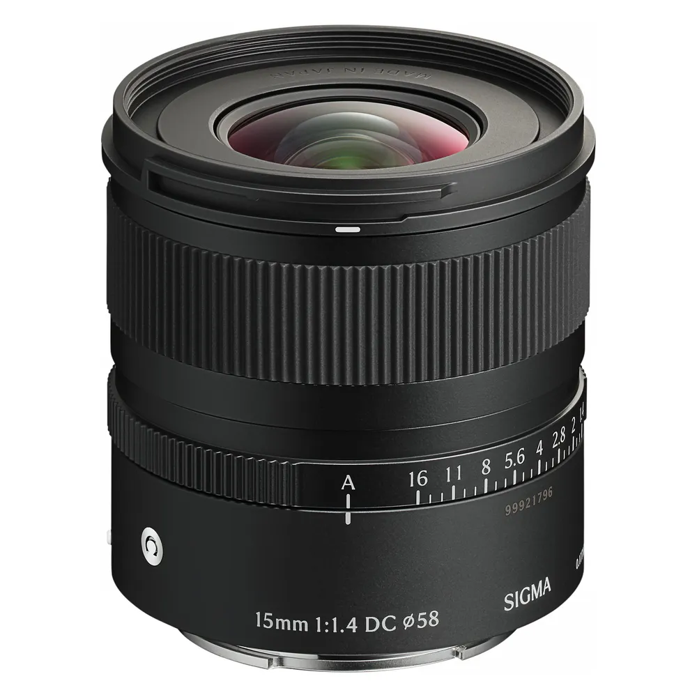 Objektiv Sigma 15mm f/1.4 DC Contemporary Sony E Bajonett Gegenlichtblende Inkl.