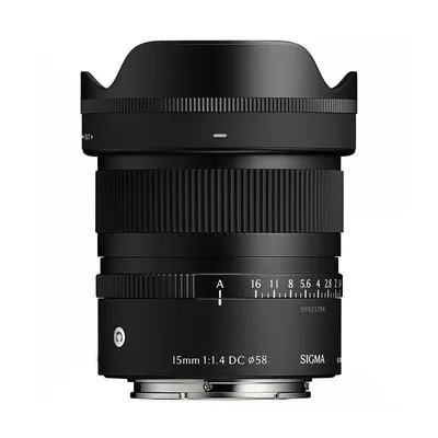 Objektiv Sigma 15mm f/1.4 DC Contemporary Sony E Bajonett Gegenlichtblende Inkl.