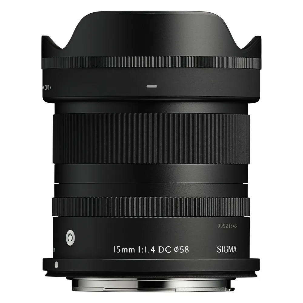 Objektiv Sigma 15mm f/1.4 DC Contemporary Canon RF-S Mount Schwarz