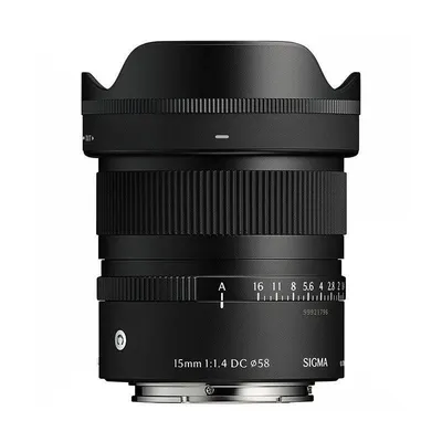 Objektiv Sigma 15mm f/1.4 DC Contemporary Canon RF-S Mount Schwarz