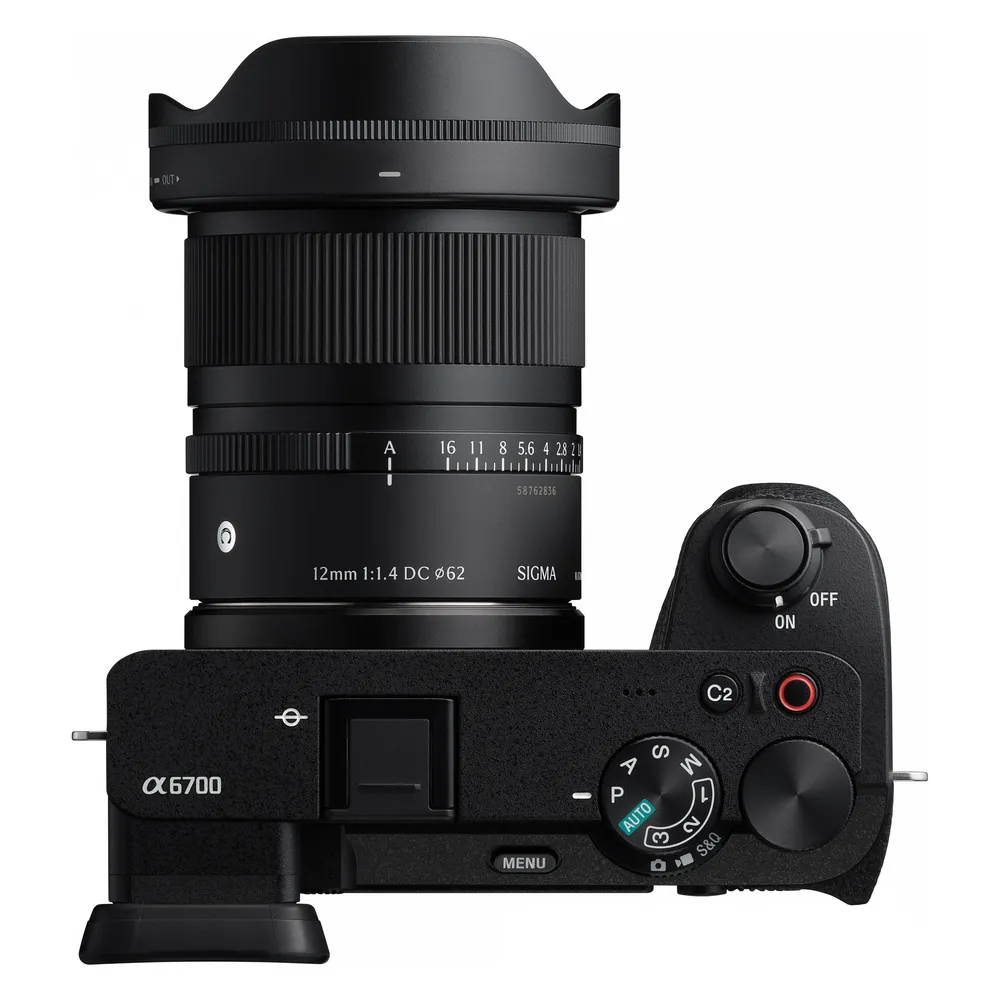 Objektiv Sigma 12mm F1.4 DC Contemporary Ultraweitwinkel Sony E Montierung Gegenlichtblende